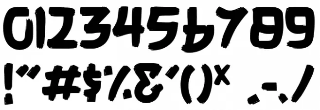 Midorima - Personal Use Regular Font OTHER CHARS