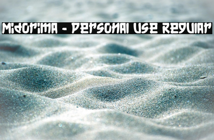 Midorima - Personal Use Regular Example 2