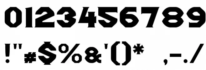 Midroba フォント その他の文字