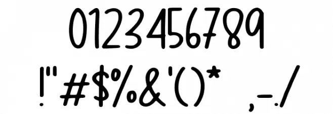 Midspicy Font OTHER CHARS