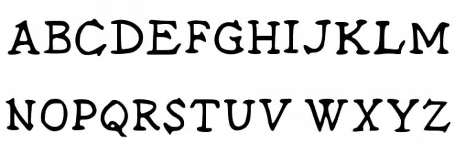 Midtown Roman Schoolhouse Medium Шрифта ВЕРХНИЙ