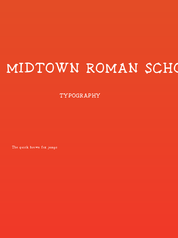 Midtown Roman Schoolhouse Medium Poster