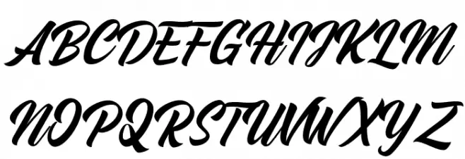 Midtown Schriftart Groß