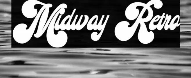 Midway Retro خط examples