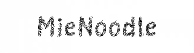 MieNoodle  Frei Schriftart Herunterladen