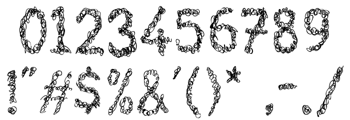 MieNoodle Font OTHER CHARS