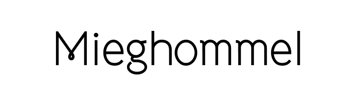 Mieghommel  免费字体下载