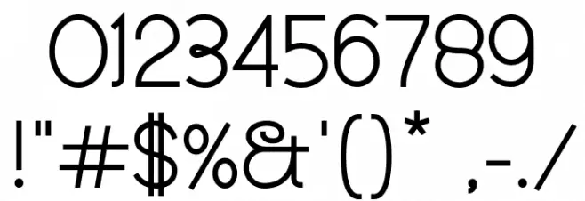 Mieghommel Font OTHER CHARS