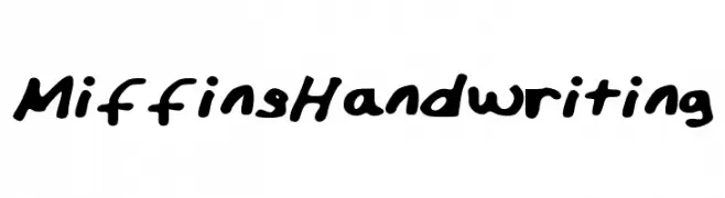 MiffinsHandwriting  Frei Schriftart Herunterladen