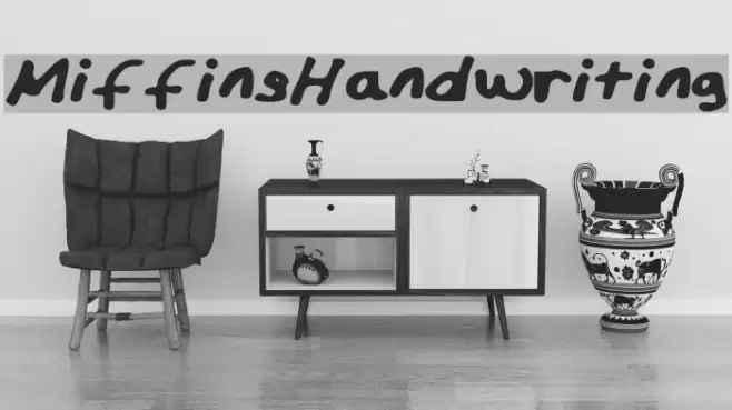 MiffinsHandwriting Font examples