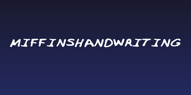 MiffinsHandwriting Social Header