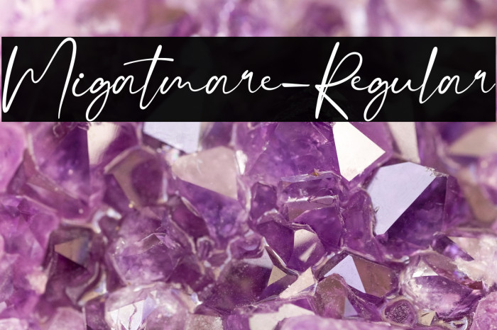 Migatmare-Regular Example 3