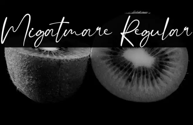 Migatmare Regular Font examples