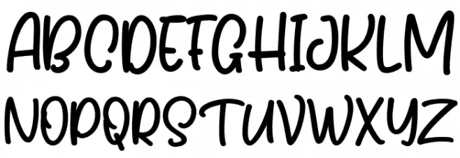 Migawe フォント 大文字