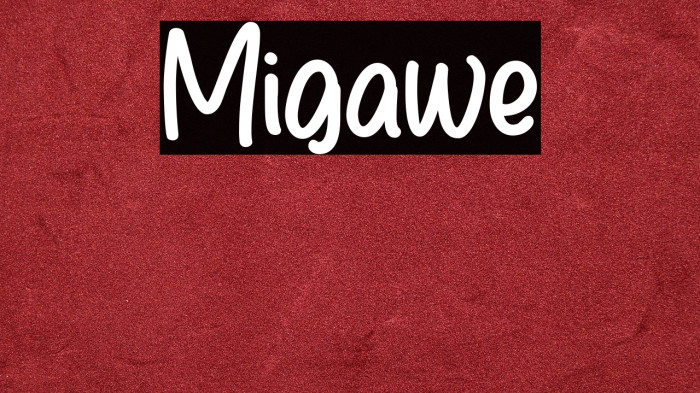 Migawe Example 1