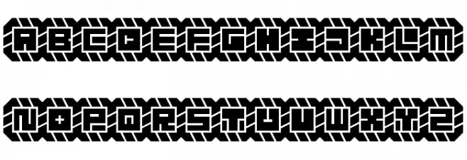 Might Chain Regular Font Litere mari