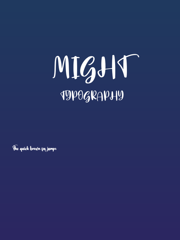 Might Poster