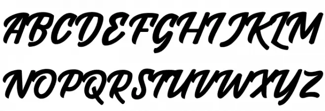 Mightea Mount Schriftart Groß