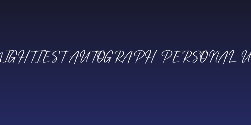Mightiest Autograph Personal Us Social Header