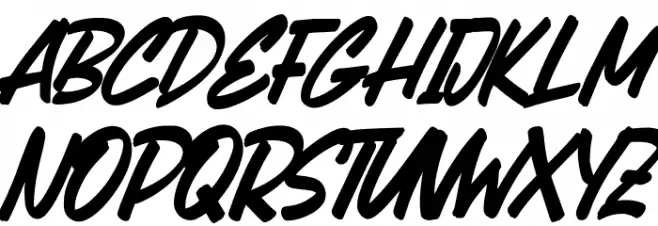 Mightsilly Caratteri MAIUSCOLE