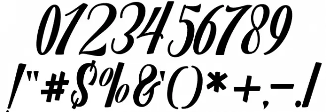 Mighttel Font OTHER CHARS