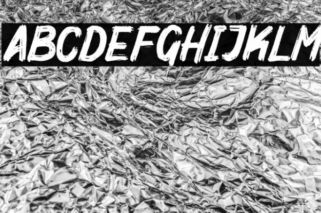 Mighty Brush Font examples