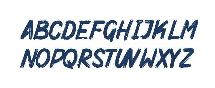 Mighty Brush Lowercase