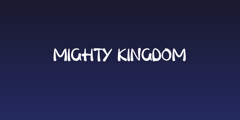 Mighty Kingdom Social Header