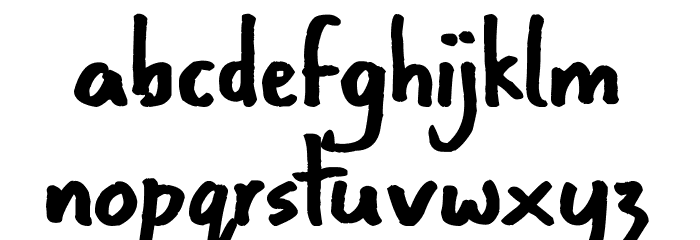 Mighty Mantis Personal Use Font LOWERCASE