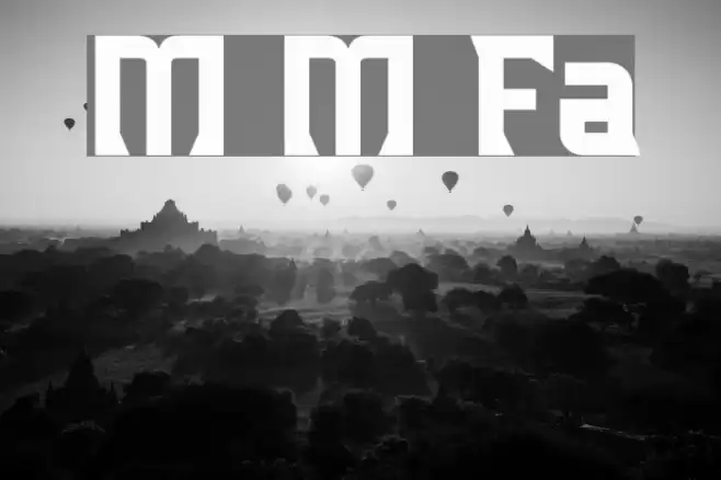 Mighty Mighty Friars Font examples