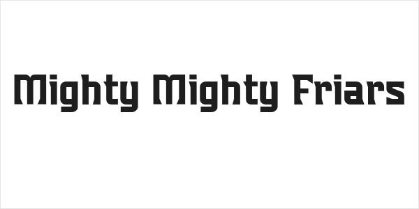 Mighty Mighty Friars Logo