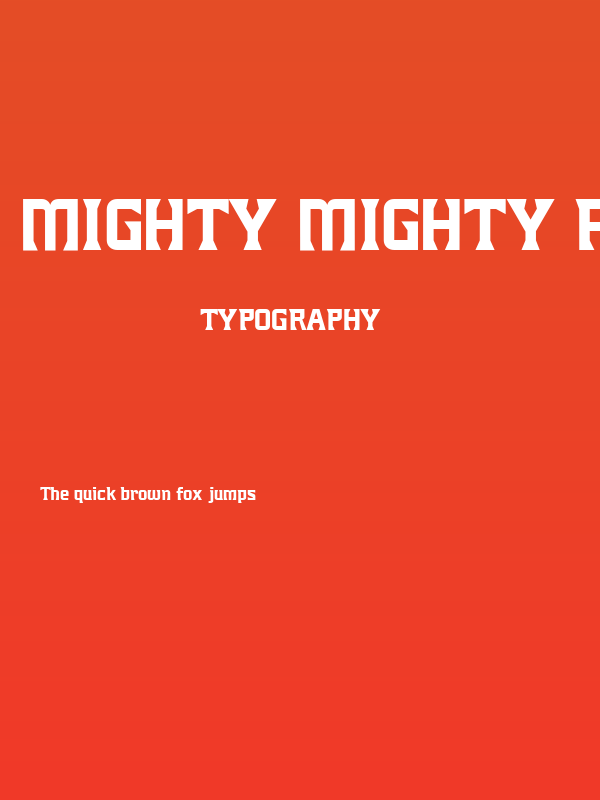 Mighty Mighty Friars Poster