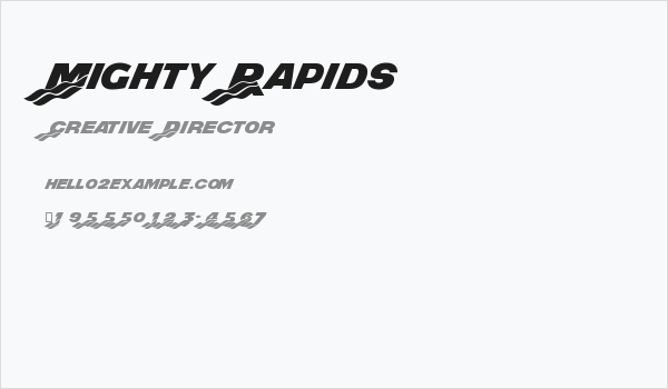 Mighty Rapids Business Card