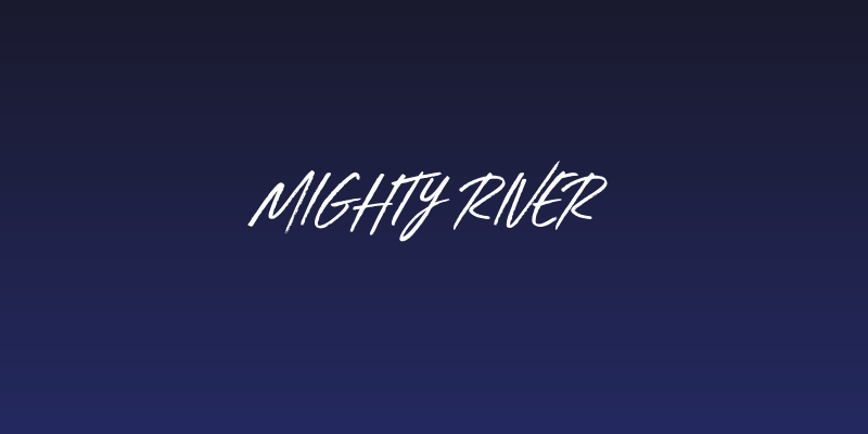 Mighty River Social Header