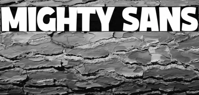 Mighty Sans Font examples