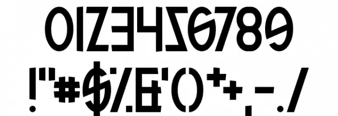 Mighty Squidge Font OTHER CHARS