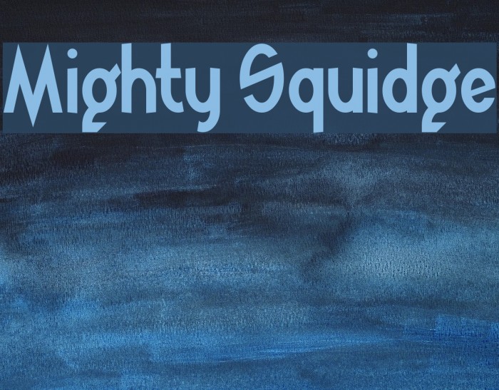 Mighty Squidge Example 1