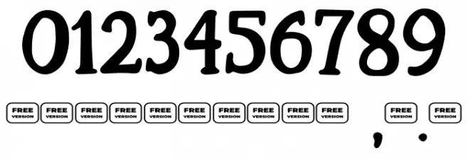 Mighty Star Free Trial Font OTHER CHARS