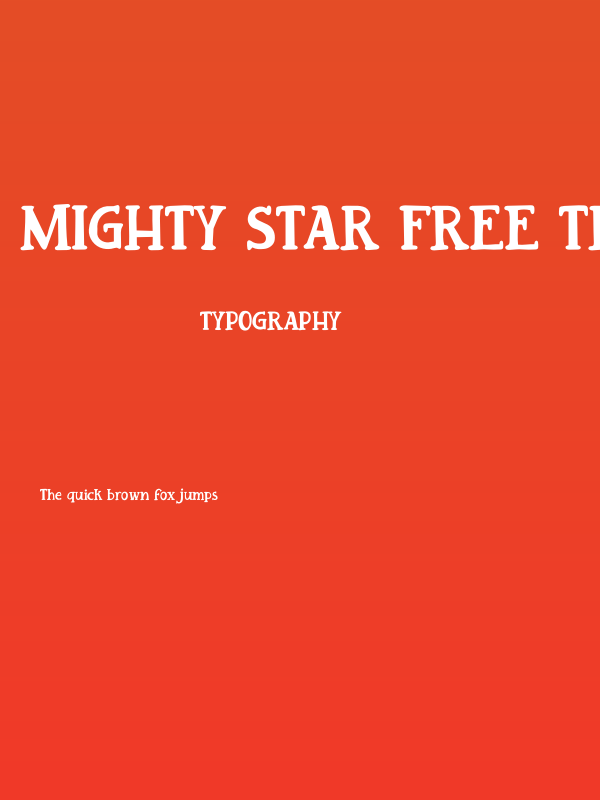 Mighty Star Free Trial Poster