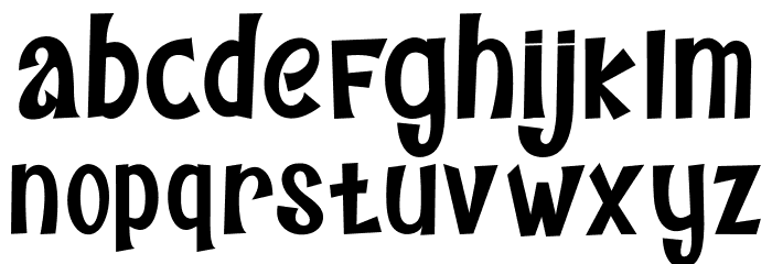 Mighty Time Font LOWERCASE