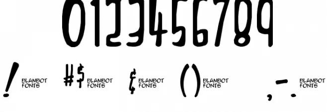 Mighty-Tomato Font OTHER CHARS