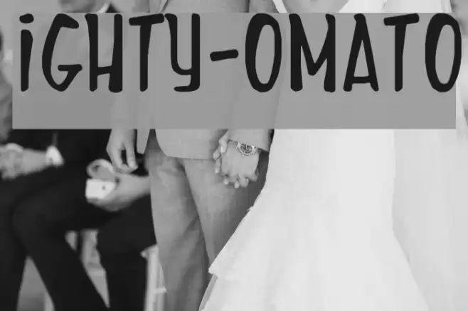 Mighty-Tomato Font examples