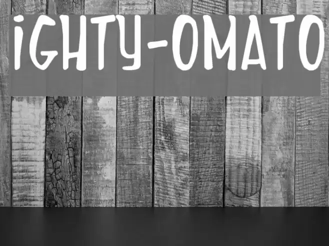 Mighty-Tomato Font examples