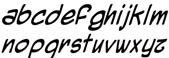Mighty Zeo 2.0 Italic Polices MINUSCULES
