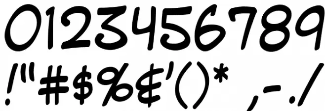 Mighty Zeo 2.0 Font OTHER CHARS