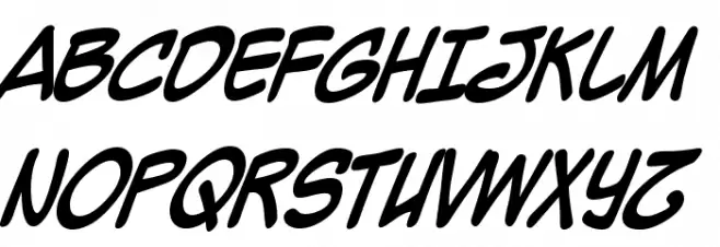 Mighty Zeo Bold Schriftart Groß
