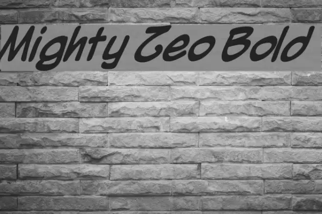 Mighty Zeo Bold Example 3