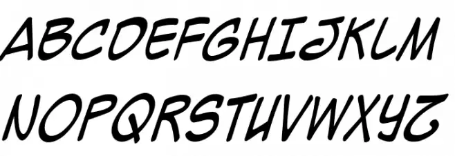 Mighty Zeo Caps 2.0 Italic 字体 大写