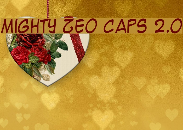 Mighty Zeo Caps 2.0 Font examples
