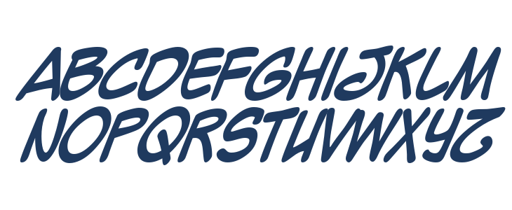 Mighty Zeo Caps Bold Lowercase